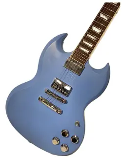 GIBSON SG HIGH PERFORMANCE PROTO ELECTRIC GUITAR W/ HARD CASE 2018 MATTE BLUE