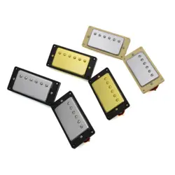 2PCS ELECTRIC GUITAR HUMBUCKER PICKUP GOLD CHROME SILVER SET FOR GIBSON LES PAUL