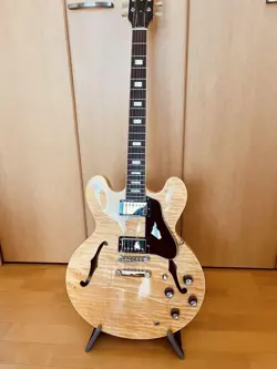 GIBSON ES-335 FIGURED ANTIQUE NATURAL ELECTRIC GUITAR 2022