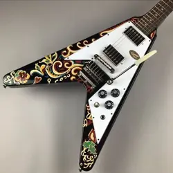 EPIPHONE JIMI HENDRIX LOVE DROPS FLYING V INSPIRED BY GIBSON CUSTOM | NOW ACCEPT