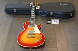 VINTAGE! 1972 GIBSON LES PAUL CUSTOM ELECTRIC GUITAR CHERRY SUNBURST + OHSC