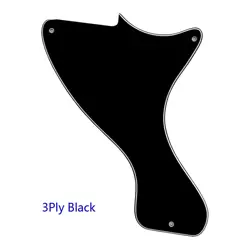 FOR US  GIBSON JR LP LES PAUL JUNIOR GUITAR PICKGUARD SCRATCH PLATE 3PLY BLACK