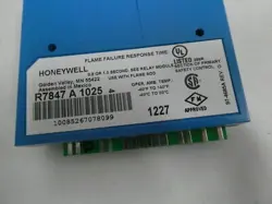 HONEYWELL R7847 A 1025 RECTIFICATION FLAME AMPLIFIER