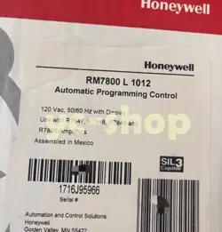 1PC HONEYWELL RM7800L1012 FLAME COMBUSTION CONTROLLER SHIPPING VIA FEDEX OR DHL