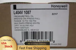 L404V 1087 NEW HONEYWELL L404V1087 PRESSURETROL CONTROLLER FEDEX