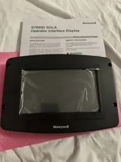 HONEYWELL S7999D1006 SYSTEM DISPLAY TOUCH SCREEN