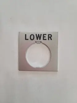 LOWER LABELED FLANGE