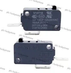 HONEYWELL V15T16-CP200 MICRO LIMIT SWITCH 16A 125/250VAC 1/2HP T125 2PIN