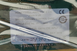 HONEYWELL 05701-A-0302 SINGLE CHANNEL CONTROL CARD