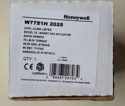 UPS SHIPPING HONEYWELL SMART VAV ACTUATOR W7751H 2025 W7751H2025