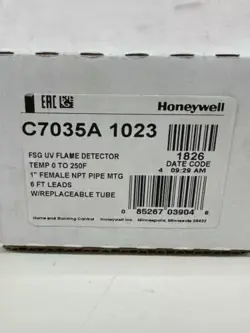 UPS SHIPPING HONEYWELL C7035A1023 FLAME DETECTOR