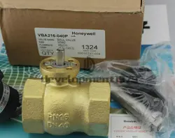NEW HONEYWELL VBA216-040P ELECTRIC TWO-WAY BALL VALVE #