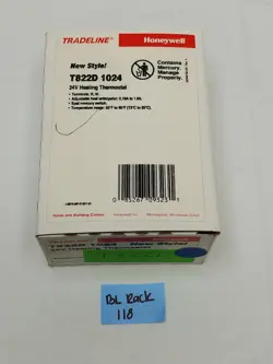 HONEYWELL T822D THERMOSTAT T822D1024
