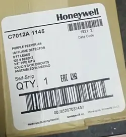 NEW HONEYWELL C7012A 1145 UV FLAME DETECTOR C7012A1145