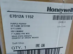 NEW HONEYWELL  C7012A 1152 UV FLAME DETECTOR C7012A1152
