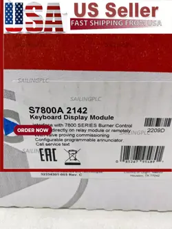 ONE NEW HONEYWELL R7847C1005 AUTOMATIC PROGRAMMING BURNER CONTROLLER