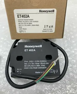 NEW HONEYWELL ET402A IGNITION TRANSFORMER ET402A EXPEDITED SHIPPING 1PC