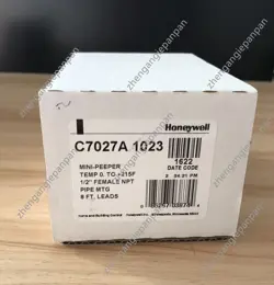 ONE NEW HONEYWELL FLAME DETECTOR SENSOR C7027A1023 EXPEDITED SHIPPING