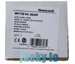 ONE NEW HONEYWELL SMART VAV ACTUATOR W7751H 2025 W7751H2025$