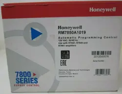 HONEYWELL RM7850A1019 RM7850 A 1019 BURNER CONTROL RM7850A 1019