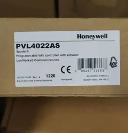  NEW PVL4022AS HONEYWELL PROGRAMMABLE VAV CONTROLLER WITH ACTUATOR