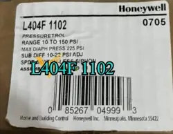 L404F1102 1X NEW HONEYWELL L404F1102 PRESSURE SWITCH FAST SHIPPING