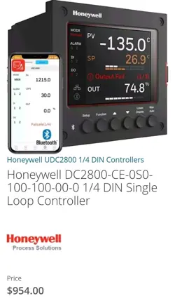HONEYWELL DC2800-CE-0F0-210-100-00-0