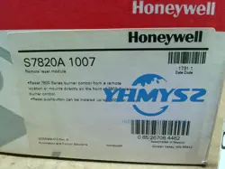 HONEYWELL S7820A1007 REMOTE RESET MODULE BURNER CONTROL 12VDC S - NEW IN BOX #