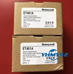 1PC HONEYWELL ET401A IGNITION TRANSFORMER NEW ET401A IN BOX FREE SHIPPING #