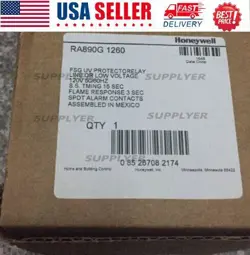 1PC NEW HONEYWELL RA890G1260 PROTECTORELAY FLAME RELAY RA890G 1260