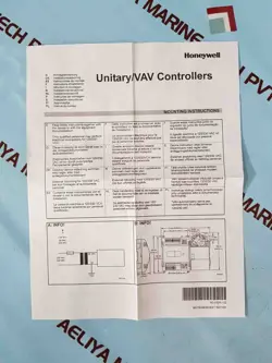 HONEYWELL PVL4022AS PROGRAMMABLE VAV CONTROLLER WITH ACTUATOR REV H SER 4