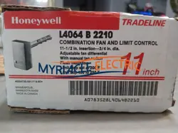 L4064B 2210 NEW HONEYWELL L4064B2210 COMBINATION FAN AND LIMIT CONTROL