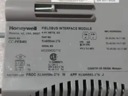 HONEYWELL CC-PFB401 FIELDBUS INTERFACE MODULE 51405044-176 VIA FEDEX/DHL