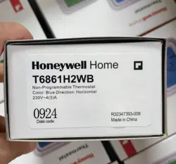 1PC NEW HONEYWELL T6861H2WB T6861-H2WB TEMPERATURE CONTROLLER FREE SHIP