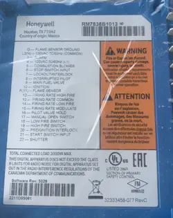 ONE HONEYWELL BURNER