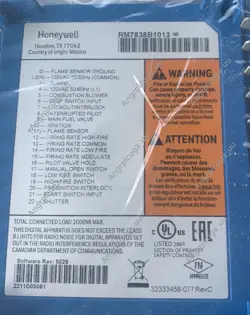 HONEYWELL BURNER CONTROL