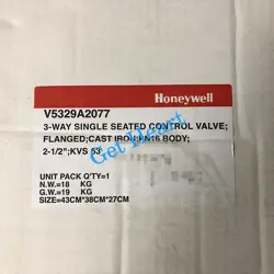 NEW HONEYWELL V5329A2077 ELECTRIC VALVE 3-WAY VALVE DHL OR FEDEX OR UPS