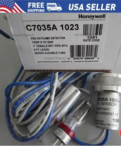 HONEYWELL C7035A 1023 BURNER FLAME SENSOR 1PC NEW FAST SHIPPING C7035A1023