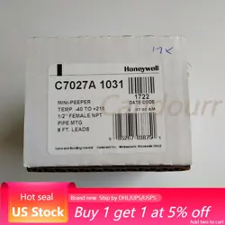 HONEYWELL C7027A1031 FLAME DETECTOR 1PC NEW FAST SHIPPING C7027A 1031