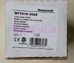 1PCS NEW HONEYWELL SMART VAV ACTUATOR W7751H 2025