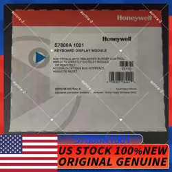 NEW SEALED S7800A1001 HONEYWELL BURNER CONTROL KEYBOARD DISPLAY MODULE FAST SHIP