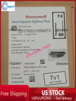 NEW HONEYWELL 2108B2101N GAS DETECTOR OPTIMA PLUS-UL-HC FEDEX OR DHL OR UPS