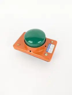BUTTON GREEN PILOT