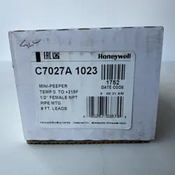 HONEYWELL C7027A 1023 MINI-PEEPER FLAME DETECTOR U.V. SENSOR (SP477) NIB