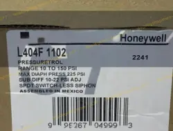 L404F1102 PRESSURE SWITCH 1PCS NEW HONEYWELL