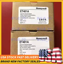 FACTORY SEALED HONEYWELL ET401A 230V IGNITION TRANSFORMER FREE SHIPPING