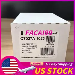 HONEYWELL C7027A1023 FLAME DETECTOR SENSOR BRAND NEW FREE SHIPPING