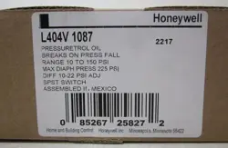 EXPRESS SHIP NEW HONEYWELL L404V1087 L404V 1087 PRESSURETROL CONTROLLER