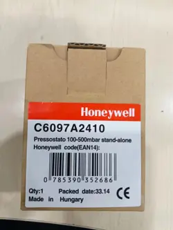 NEW HONEYWELL C6097A2410 PRESSOSTATO 100-500MBAR STAND-ALONE MODULE IN BOX