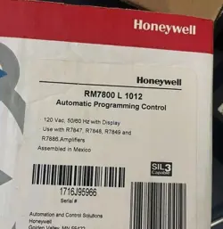 ORIGINAL NEW HONEYWELL RM7800 L 1012 RM7800L1012 BURNER CONTROL FREE SHIPPING